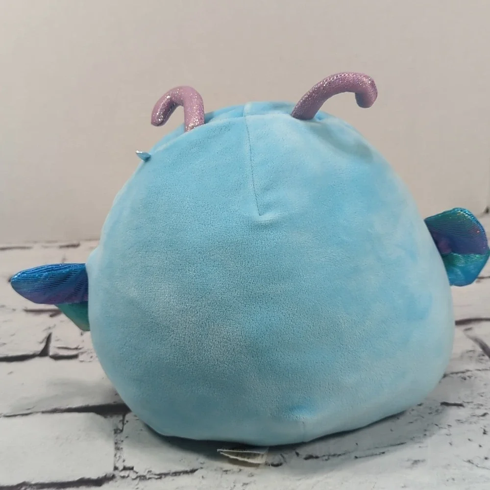 Squishmallow Heather Dragon Fly Summer‎ 2021 KellyToy Toy Soft Tail Dragonfly